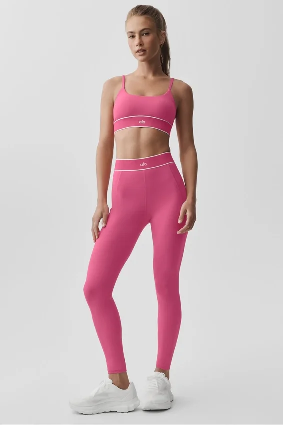 Legging Alo Softsculpt High-Waist « Amp It up » - Rose paradisiaque