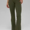 Legging Alo Softsculpt High-Waist, coupe bootcut 7/8 – Vert olive
