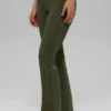 Legging Alo Softsculpt High-Waist, coupe bootcut 7/8 – Vert olive