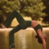 Legging Alo Softsculpt High-Waist à coupe évasée – Vert olive