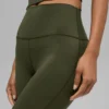 Legging Alo Softsculpt High-Waist à coupe évasée – Vert olive