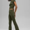 Legging Alo Softsculpt High-Waist à coupe évasée – Vert olive