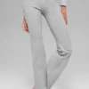Legging Alosoft Intuition High-Waist évasé - Gris chiné athlétique