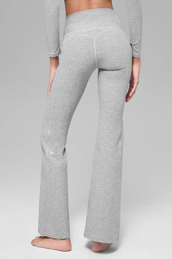 Legging Alosoft Intuition High-Waist évasé - Gris chiné athlétique