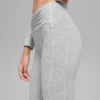 Legging Alosoft Intuition High-Waist évasé - Gris chiné athlétique