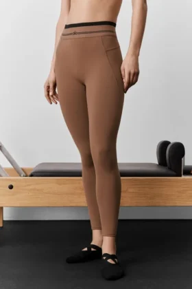 Legging « Better Together » High-Waist 7/8 Airbrush - Marron « Sun Kissed »/Noir