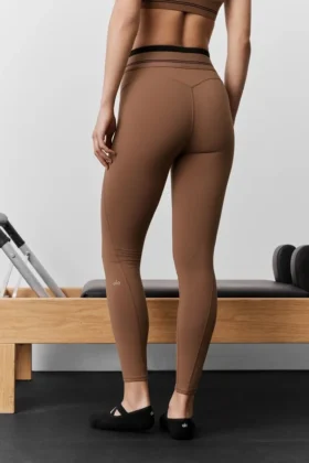 Legging « Better Together » High-Waist 7/8 Airbrush – Marron « Sun Kissed »/Noir