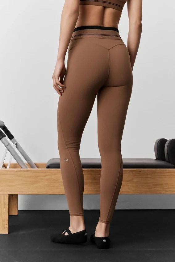 Legging « Better Together » High-Waist 7/8 Airbrush - Marron « Sun Kissed »/Noir