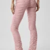 Legging Cherish High-Waist en maille Airlift - Rose vintage