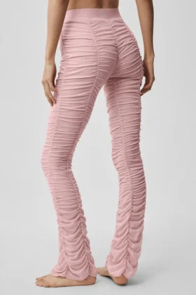 Legging Cherish High-Waist en maille Airlift – Rose vintage