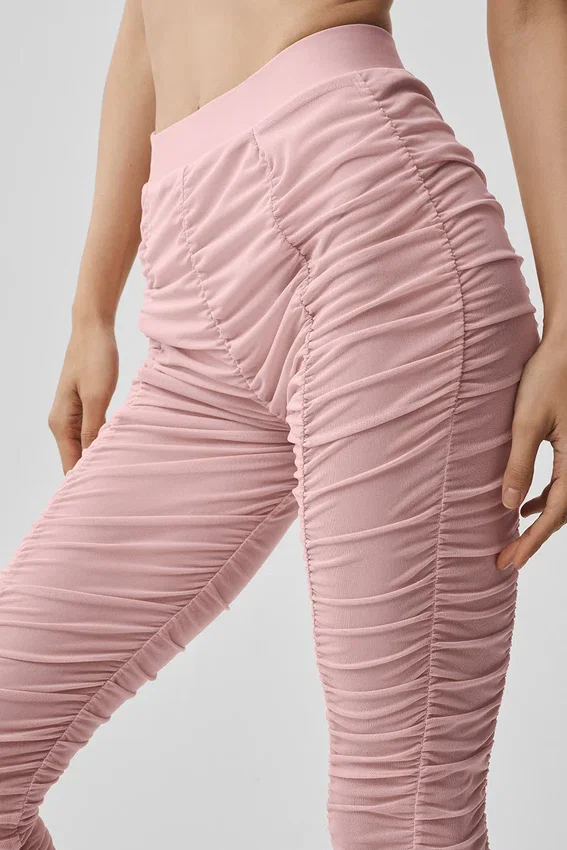 Legging Cherish High-Waist en maille Airlift - Rose vintage