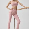 Legging Cherish High-Waist en maille Airlift - Rose vintage