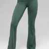 Legging évasé 7/8 Alo Softsculpt à ourlet rabattable – Vert trèfle