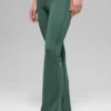Legging évasé 7/8 Alo Softsculpt à ourlet rabattable – Vert trèfle
