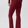 Legging évasé 7/8 à ourlet rabattu Alo Softsculpt - Rouge Summer Romance