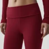 Legging évasé 7/8 à ourlet rabattu Alo Softsculpt - Rouge Summer Romance
