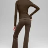 Legging évasé à ourlet rabattu Alo Softsculpt - Espresso