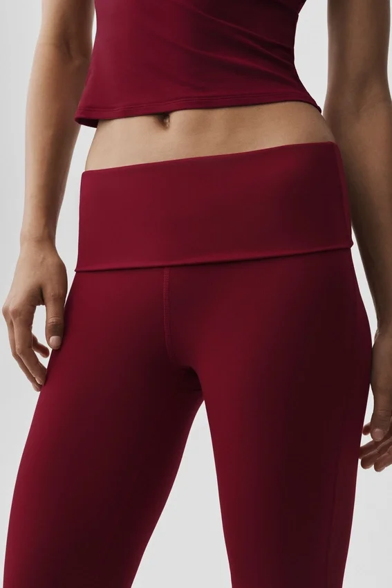 Legging évasé à revers Alo Softsculpt – Rouge Summer Romance