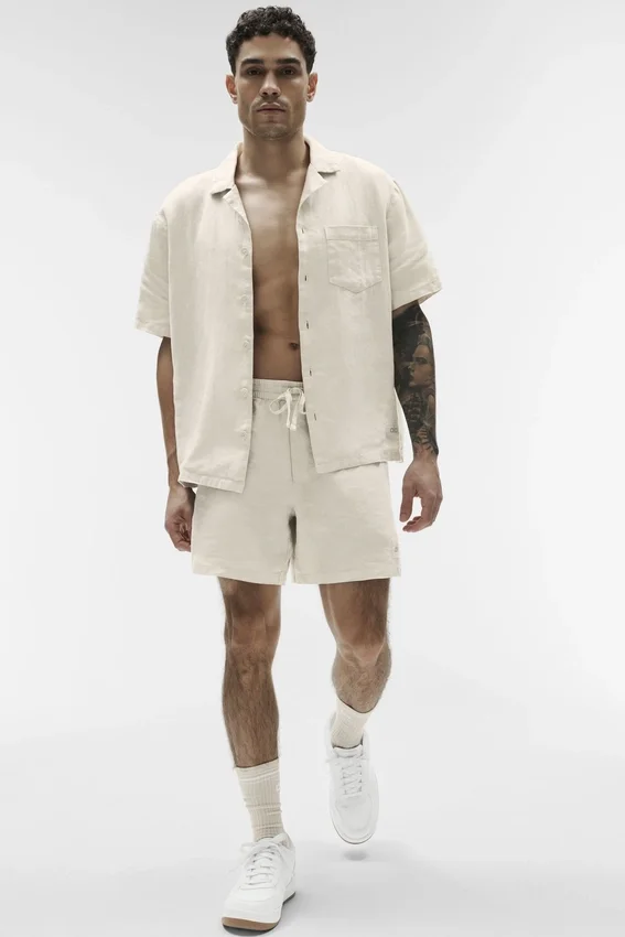 Linen Days Shorts 7" - Couleur os