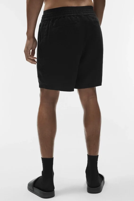 Linen Days Shorts 7" - Noir