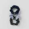 Lot de 3 mini-chouchous Fresh - Givre d'hiver/Bleu marine/Anthracite