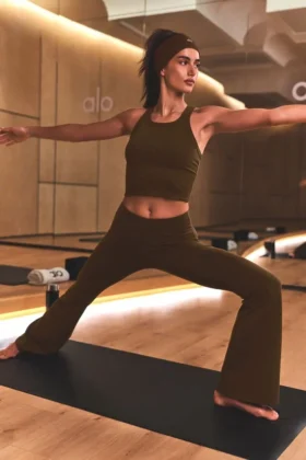 Low-Rise Bootcut Legging - Espresso