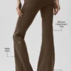 Low-Rise Bootcut Legging - Espresso