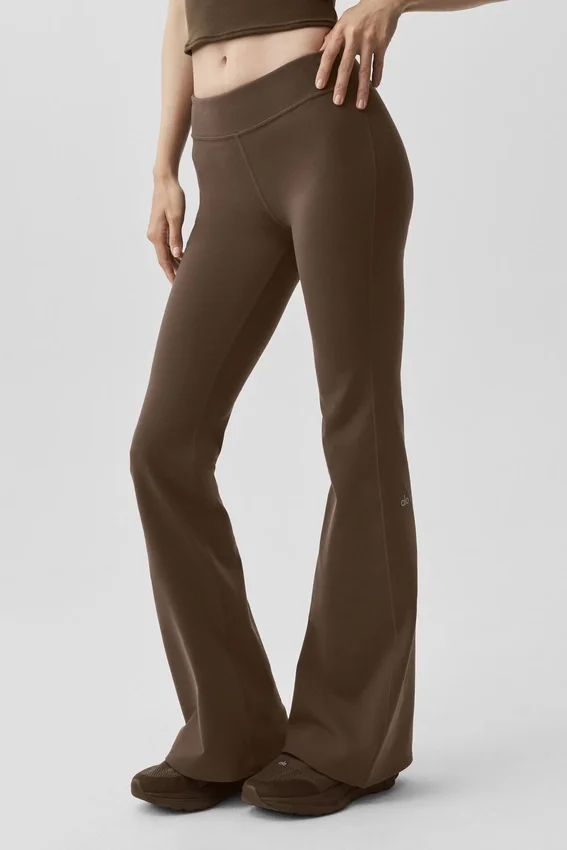 Low-Rise Bootcut Legging - Espresso