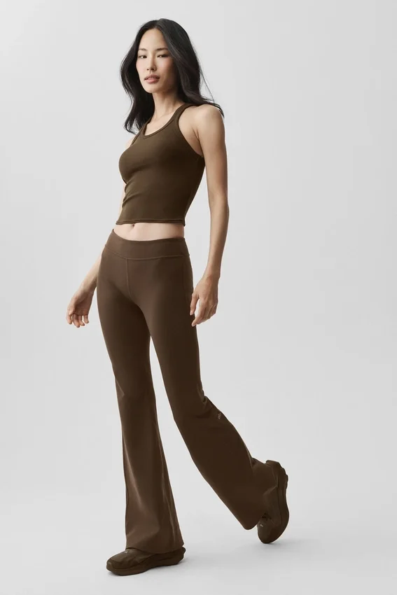 Low-Rise Bootcut Legging - Espresso