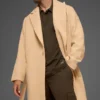 Manteau de match en laine - Camel