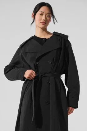 Manteau long Daybreak - Noir