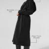 Manteau long Daybreak - Noir