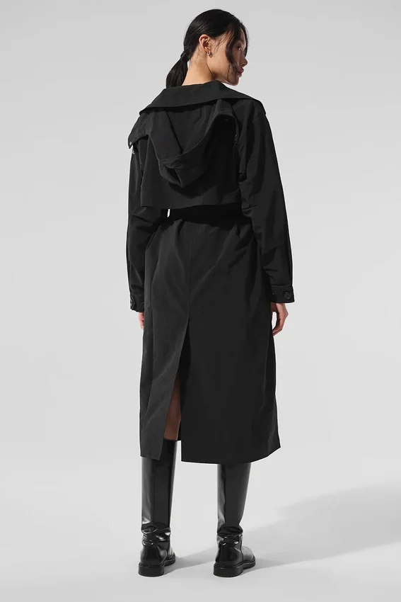 Manteau long Daybreak - Noir