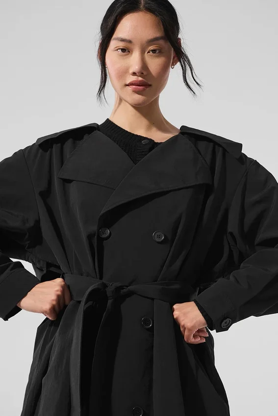 Manteau long Daybreak - Noir