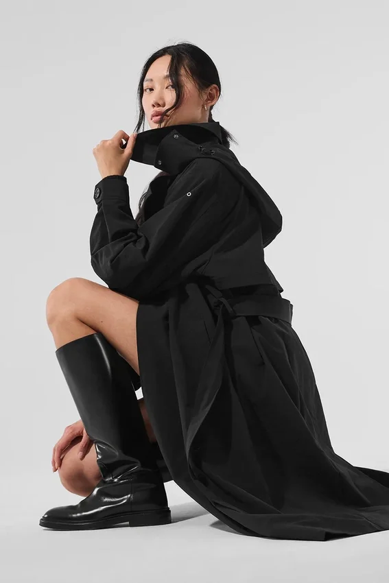 Manteau long Daybreak - Noir