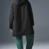 Manteau long matelassé « Rain or Shine » - Noir