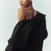 Manteau long Nightfall en mélange de laine - Noir