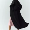 Manteau long Nightfall en mélange de laine - Noir