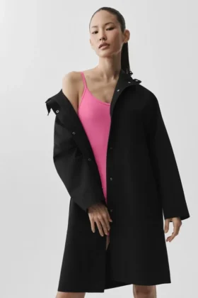 Manteau long « Rain or Shine » - Noir