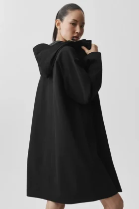Manteau long « Rain or Shine » – Noir