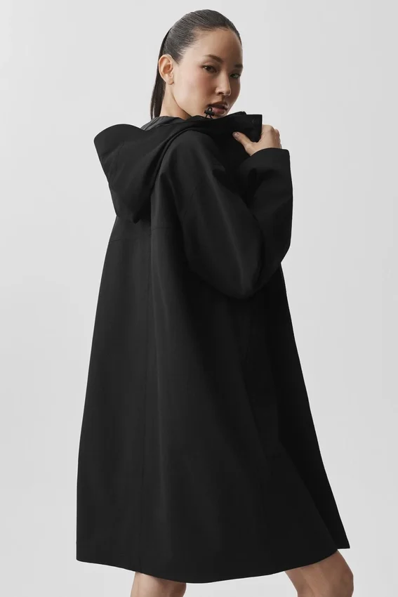 Manteau long « Rain or Shine » - Noir