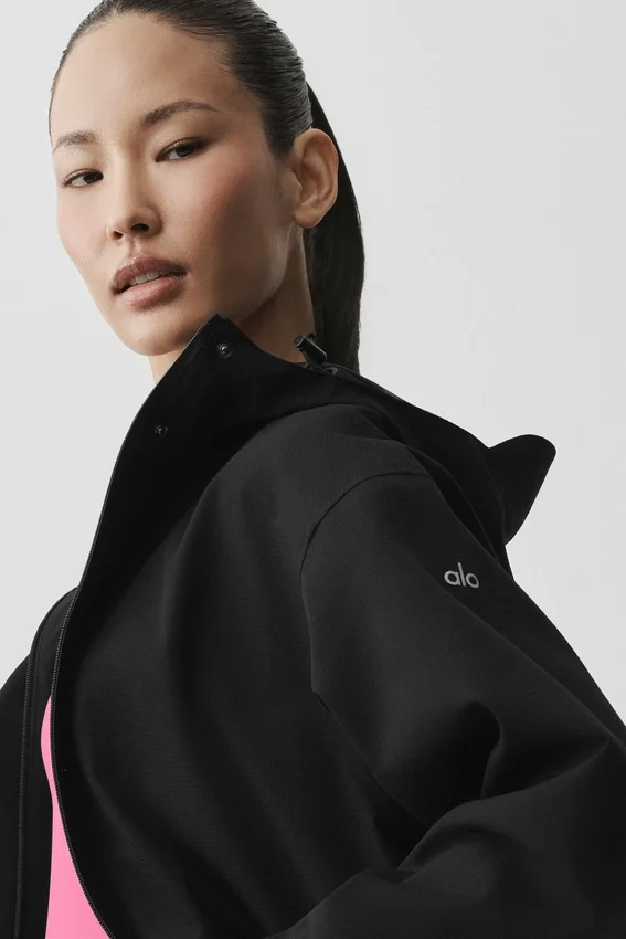 Manteau long « Rain or Shine » - Noir