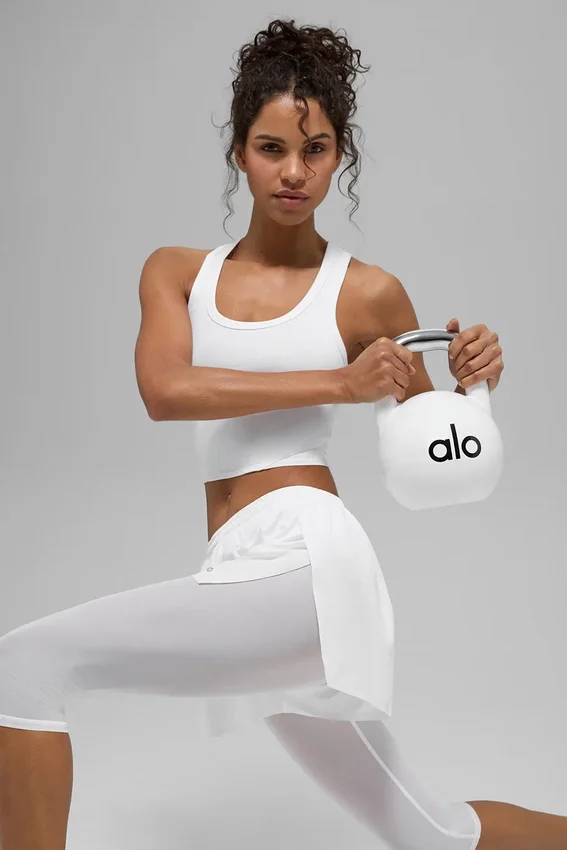 Mesh Front Runner 2 en 1 Short – Blanc