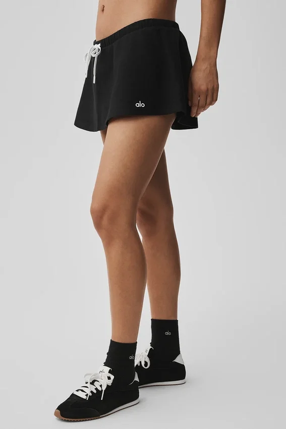 Micro-jupe taille basse préférée des fans - Noir