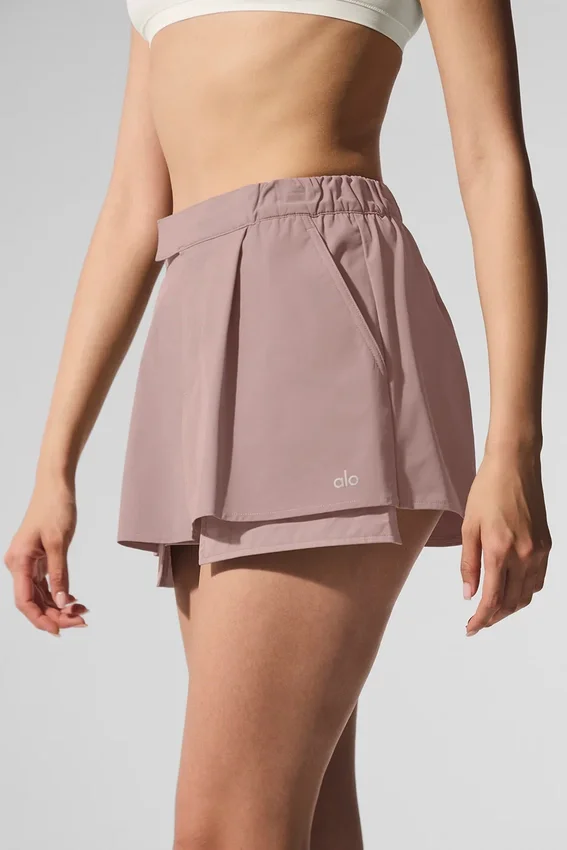 Mini-jupe-short « Flip It » - Taupe
