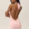 Mini-robe dos nu « Summer Soiree » - Rose ensoleillé