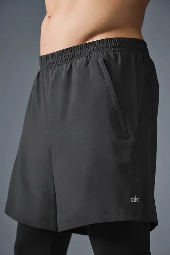 Pantalon 2-en-1 Revival 5" - Anthracite/Noir