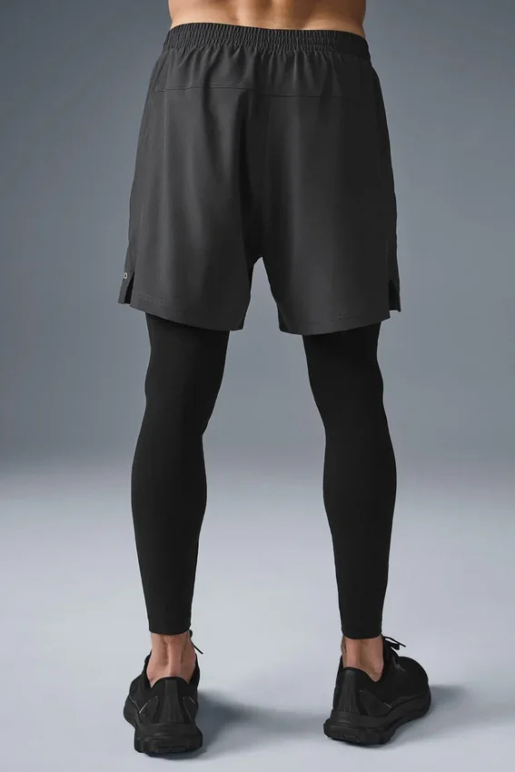 Pantalon 2-en-1 Revival 5" - Anthracite/Noir