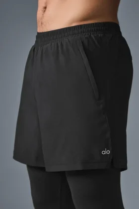 Pantalon 2-en-1 Revival 5″ – Noir/Noir