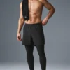 Pantalon 2-en-1 Revival 5" - Noir/Noir